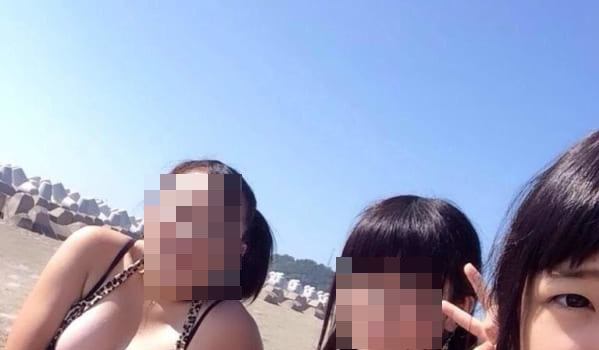 【動画あり】美巨乳女子中学生×3「海水浴なうw」ﾊﾟｼｬｯ