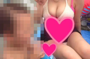 【画像】30代ぐらい子持ちママのドスケベ水着ｗｗｗｗｗｗ