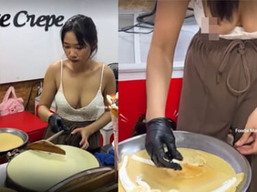 【動画】ベトナムのクレープ屋さん、デカすぎるｗｗｗｗｗｗ