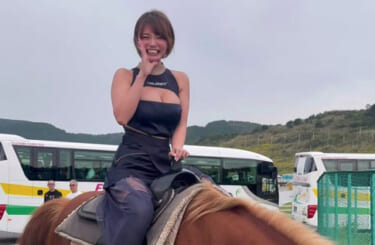 【ガチ映像】この巨乳ちゃんが騎乗位でオスを射精させる動画、見たい？