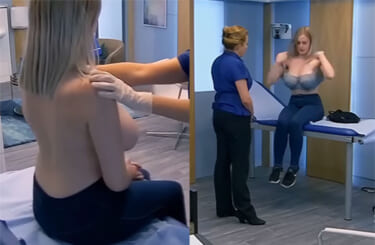 【動画】巨乳に悩むJDさん、泣きながら医者におっぱいを見てもらうｗｗｗｗｗｗｗ