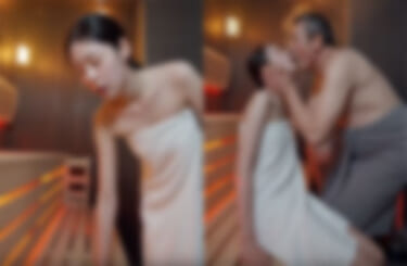 【動画】サウナで死にかけた女さん、優しいおじさんの救命処置により一命を取り留める