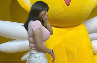 【画像】将来有望のお楽しみお乳（18）見つかってしまうｗｗｗｗｗｗ